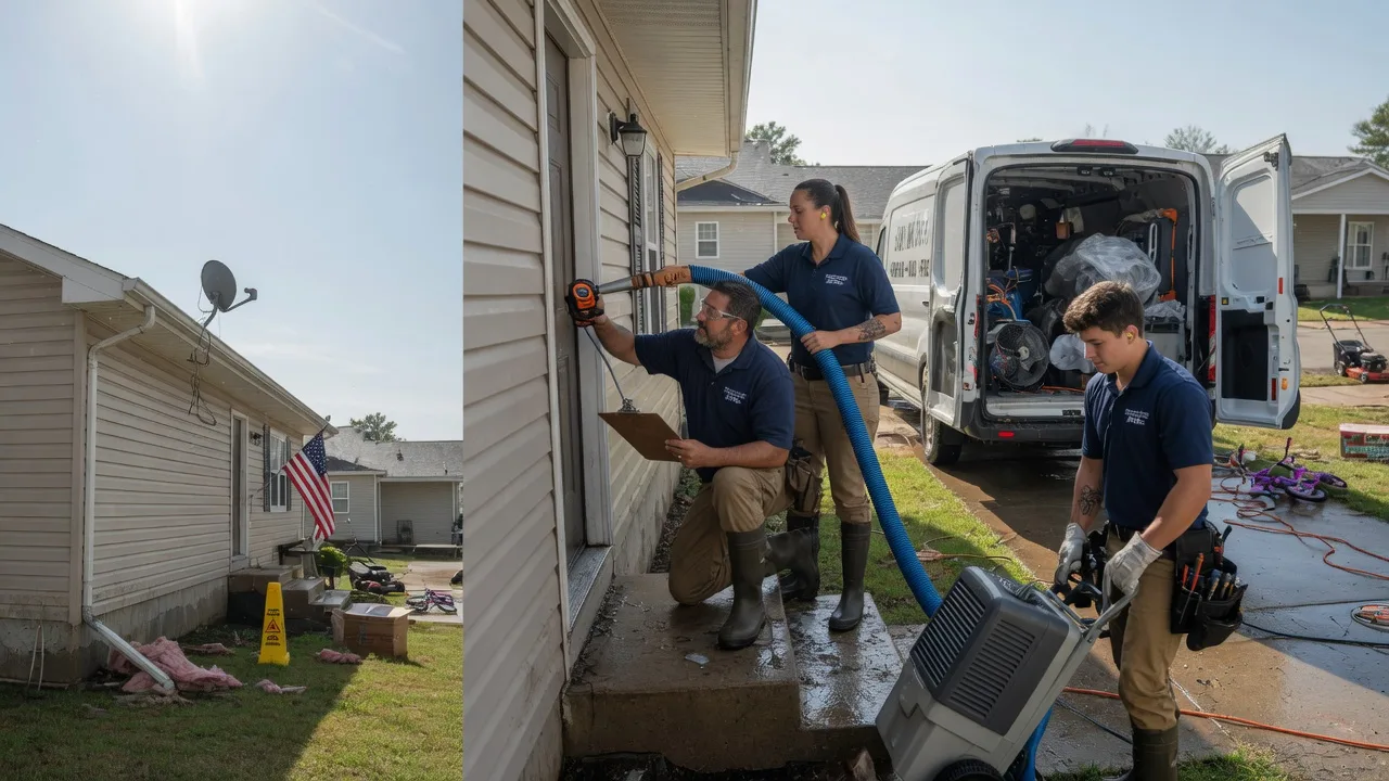 Ceiling Water Damage Restoration in Geary, OK near me